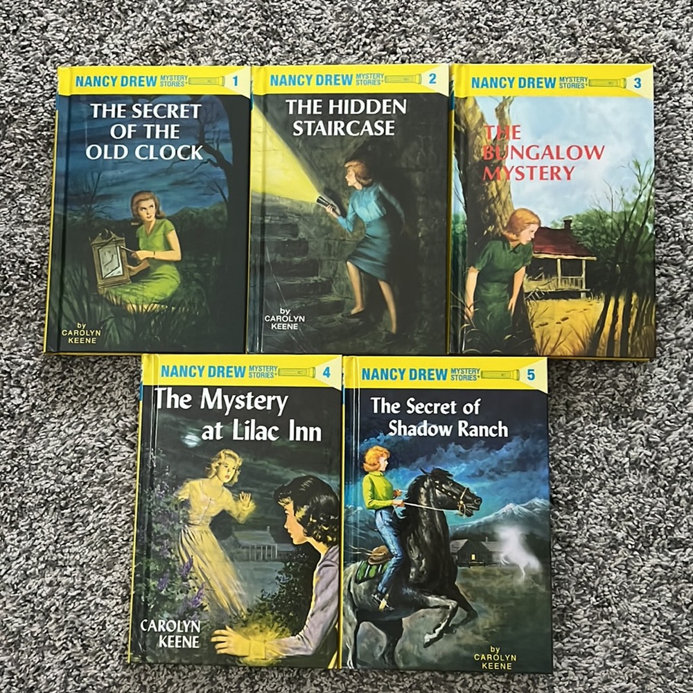 Nancy Drew Mystery Stories Books 1-5